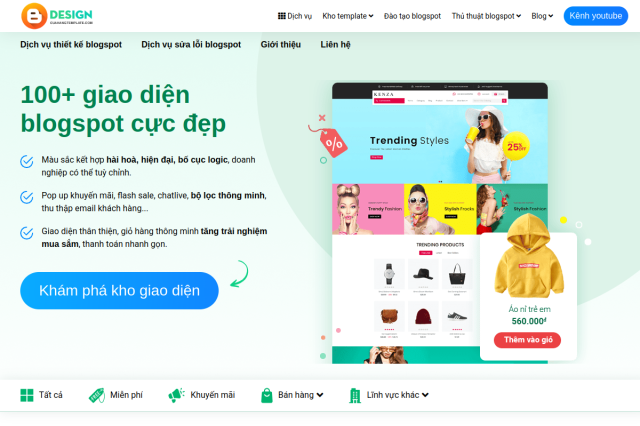 Thiết Kế Blogspot